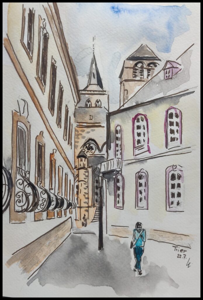 Trier, Urban Sketching, Sketchbook